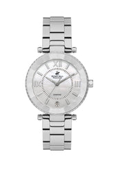 Polo - BP3566C.320 Ladies 3 Hands White Dial Ceramic Sapphire Coated Glass Diamond - Zamana.pk